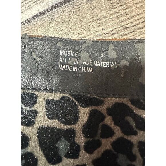 Andiamo Women’s Size 9M Leopard Print & Black Faux Suede Knee High Boots - Picture 6 of 7